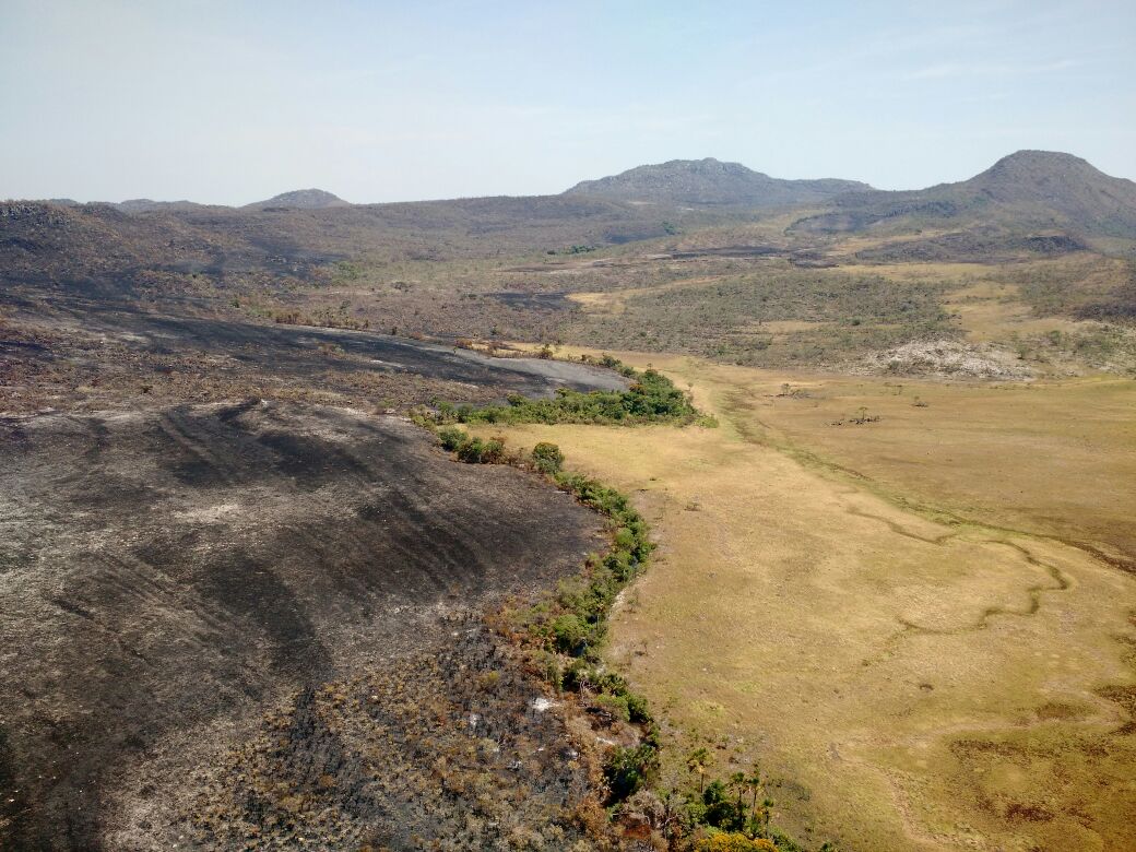 Chapada dos Veadeiros tem 10º dia de incêndios