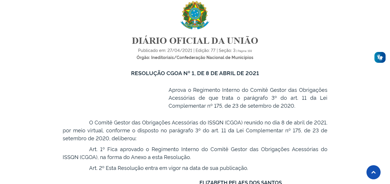 27042021 Publicacao DOU CGOA