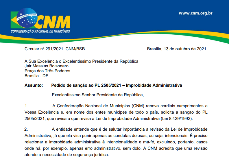 14102021 oficio cnm lei de improbidade