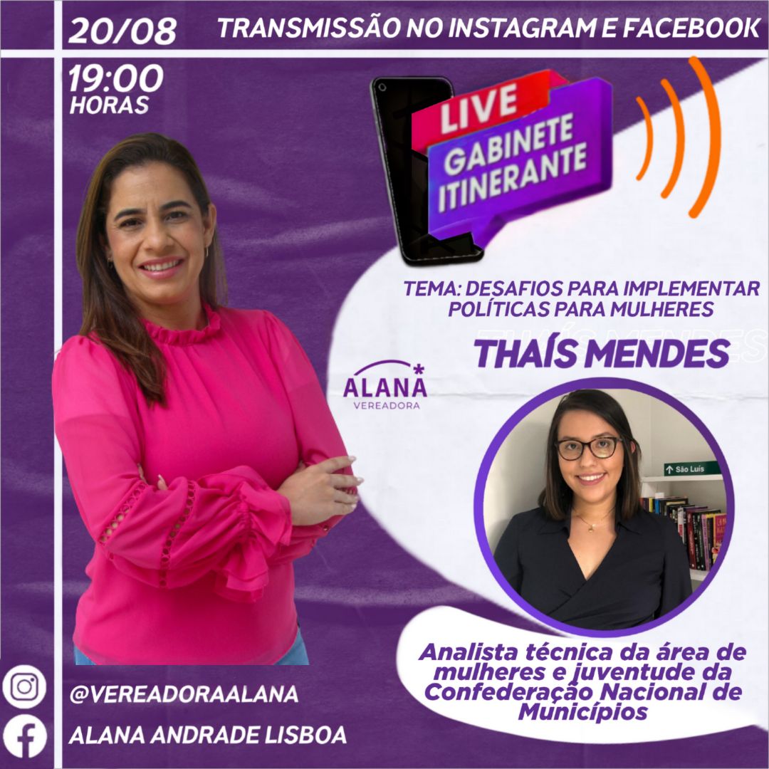 CNM debate ações de combate à violência contra mulher em live do Município de Olindina (BA)