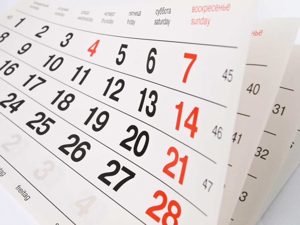 Calendário Importante