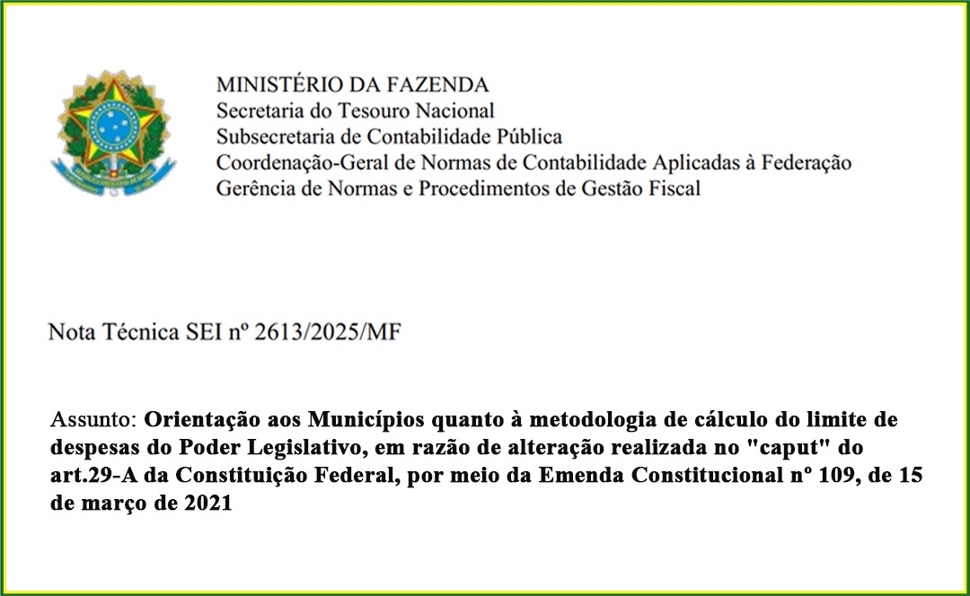 Novo limite de despesas