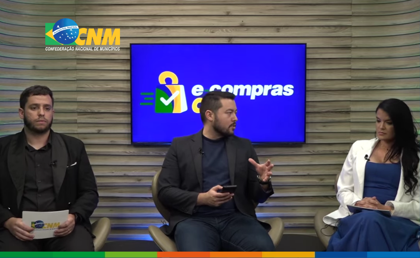 Live da CNM apresenta benefícios da plataforma e-compras para os Municípios